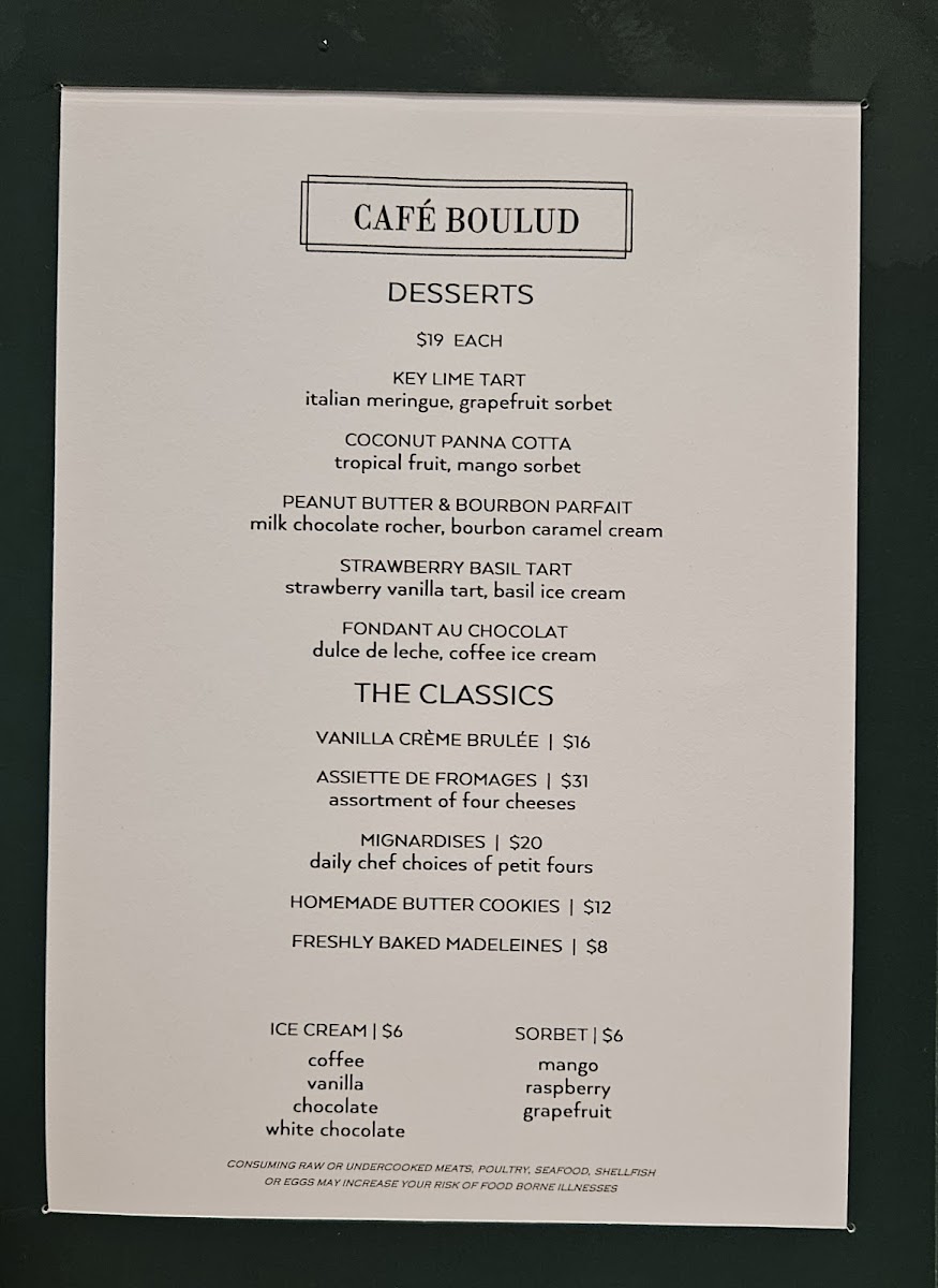 Cafe Boulud Menu - Image 4