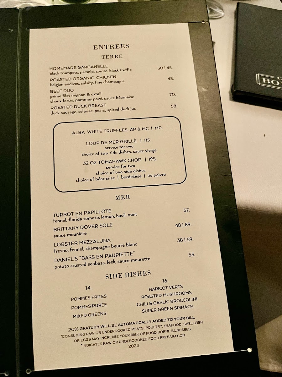 Cafe Boulud Menu - Image 5